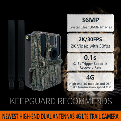 নতুন হাই-এন্ড 2K/30fps ডুয়াল অ্যান্টেনা 4G LTE ফটো এবং ভিডিও লং রেঞ্জ, লং স্ট্যান্ডবাই রিমোট কন্ট্রোল ট্র্যাকিং ক্যামেরা