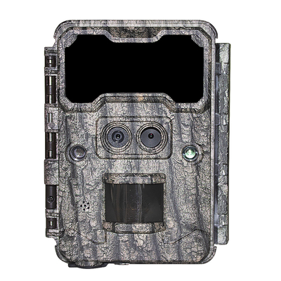 KW696 বহিরঙ্গন শিকার ক্যামেরা ডুয়াল লেন্স 30MP no-glow trail ক্যামেরা 1080p নাইট ভিশন 512G জন্য