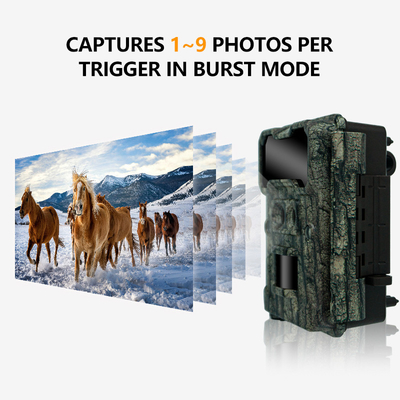 KW696 বহিরঙ্গন শিকার ক্যামেরা ডুয়াল লেন্স 30MP no-glow trail ক্যামেরা 1080p নাইট ভিশন 512G জন্য