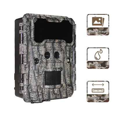 KW696 বহিরঙ্গন শিকার ক্যামেরা ডুয়াল লেন্স 30MP no-glow trail ক্যামেরা 1080p নাইট ভিশন 512G জন্য