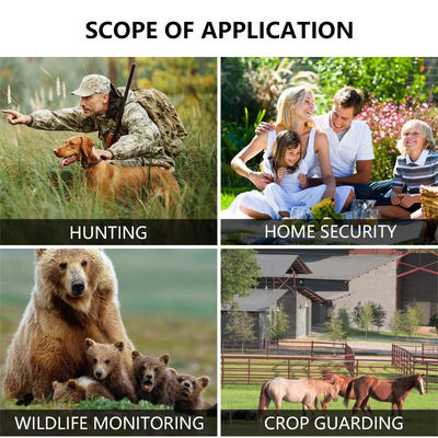 512 গিগাবাইট মেমরি কার্ড সমর্থন সহ বন্যপ্রাণী স্কাউটিংয়ের জন্য কাস্টমাইজযোগ্য এইচডি শিকার ক্যামেরা