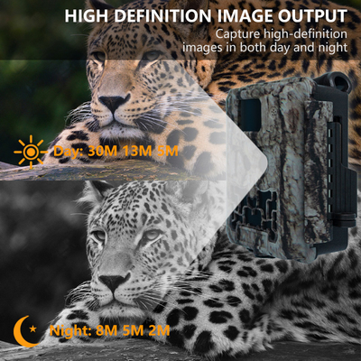 হান্টিং ক্যামেরা KW591 ডুয়াল সেন্সর 30MP 1080P জলরোধী IP67 0.4s প্রতিক্রিয়া গতি নাইট ভিজন 512GB পর্যন্ত সঞ্চয়স্থান বন্যপ্রাণী ক্যামেরা
