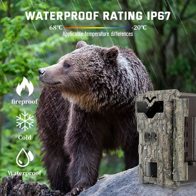 32MP ডুয়াল লেন্স HD হান্টিং ক্যামেরা 4K গেম নো গ্লো ওয়াইল্ডলাইফ ক্যামেরা