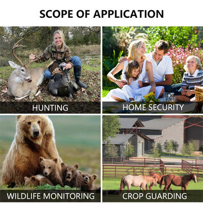 শিকারের জন্য 940nm ফ্ল্যাশ ডিজিটাল ওয়াইল্ডলাইফ ক্যামেরা 48 LEDs নো গ্লো PIR