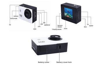 WiFi DV 1080P ফুল এইচডি স্পোর্টস অ্যাকশন ক্যামকর্ডার ডাইভিং 30M জলরোধী