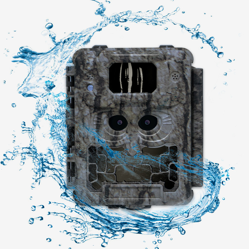 হান্টিং ক্যামেরা KW591 ডুয়াল সেন্সর 30MP 1080P জলরোধী IP67 0.4s প্রতিক্রিয়া গতি নাইট ভিজন 512GB পর্যন্ত সঞ্চয়স্থান বন্যপ্রাণী ক্যামেরা